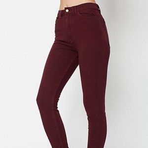 American Apparel High Waist Pants